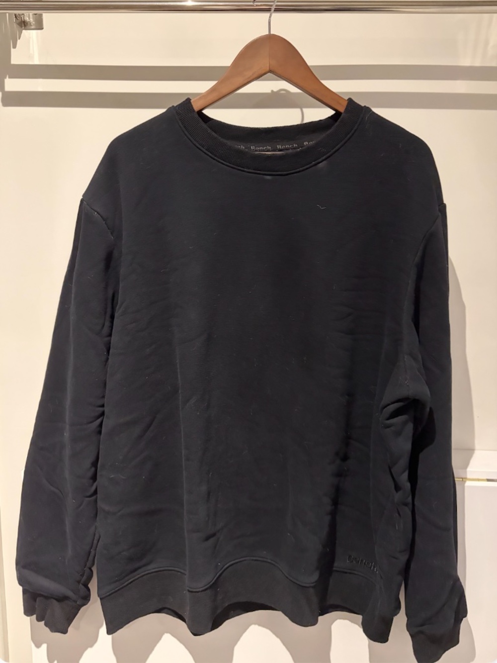 Bench Black Crewneck Sweatshirt Size XXL